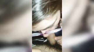 Pompino fidanzata 18 enne con occhiali