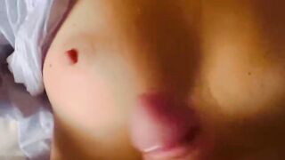 Sega con schizzata sulle tette