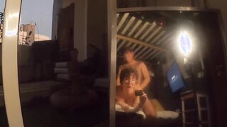 Lei ripredne col cellulare prendendo il cazzo a pecorina