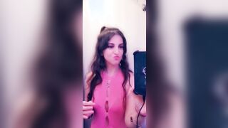 Nel bagno dell'aereo