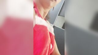 Clima natalizio Biondina sexy