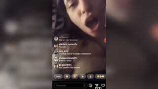 Diretta Instagram mostra le tette Ragazza Italiana