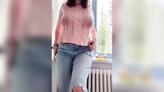 Strip bella porcella tettona naturale