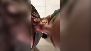 Pausa pompino collega troia me lo succhia