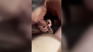 Moglie italiana tettona Pompino Deepthroat