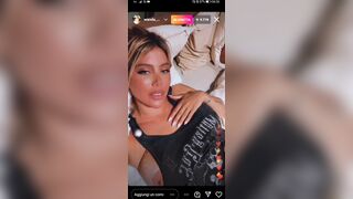 Wanda Nara Diretta Instagram Esce una tetta