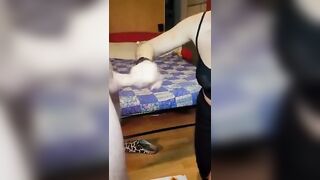 Pompino deepthroat con venuta in faccia