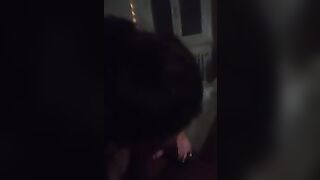 Ma stai sul telefono o stai concentrato qui Pompino a ragazzo nero