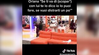 SE TI VA DI SCOPARE CON LUI PUOI FARE E TI RILASSI - Oriana consiglia amica GFVip