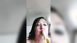 Buongiorno inizio la giornata con una banana