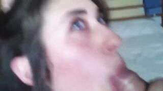 Pompino siciliana sborrata in faccia