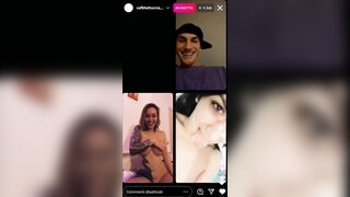 Diretta instagram con belle ragazzi italiane maiale