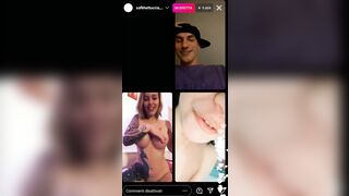 Diretta instagram con belle ragazzi italiane maiale