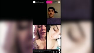 Diretta instagram con belle ragazzi italiane maiale