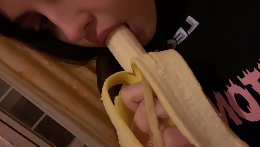 Le piace spompare la banana