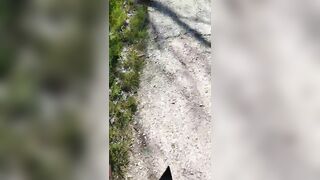 Mi faccio inculare in pineta davanti ai guardoni che si segano