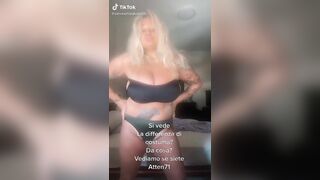 Biondona tettona Tiktok