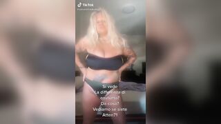 Biondona tettona Tiktok