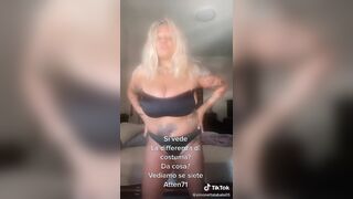 Biondona tettona Tiktok