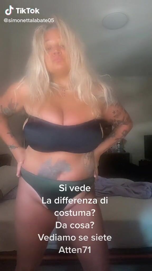 Biondona tettona Tiktok