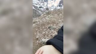 Moglie italiana scopata a pecora in montagna