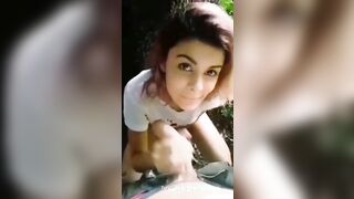 Pompino al parchetto giovane fidanzata italiana