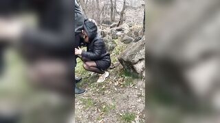 Sveltina nel bosco studentessa troia