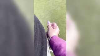 Sega il fidanzato all'aperto al campetto