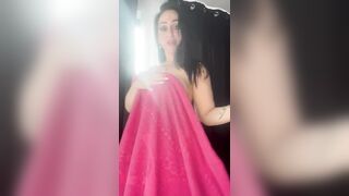 Sono appena uscita dalla doccia