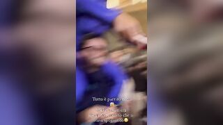 Emy Buono si spoglia in strada festeggiando lo scudetto del Napoli