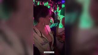 Wanda Nara in discoteca