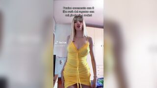 Bionda italiana fica Tiktok