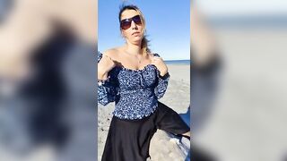 Le mie belle tettone all'aperto