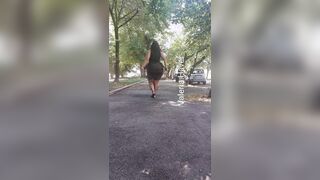 Bbw italiana esibizionista in pubblico