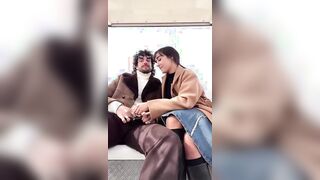 Pompino moglie italiana rischioso all'aperto