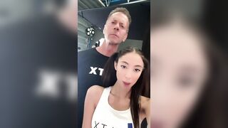 Eva Generosi pronta per girare all'hard Academy di Rocco