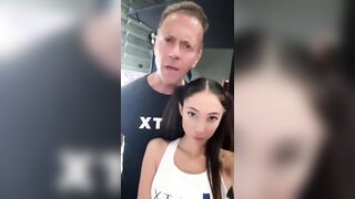 Eva Generosi pronta per girare all'hard Academy di Rocco