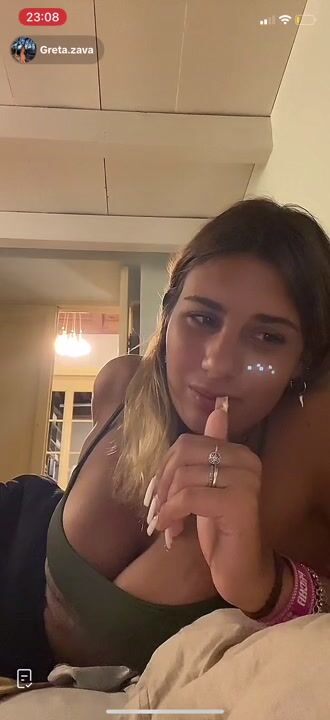 Greta in diretta IG