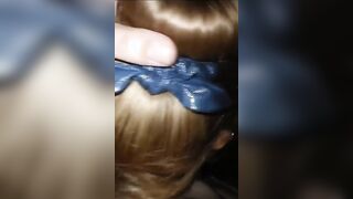 Sesso a tre con la porca di mia moglie