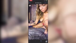 Diretta coi suoi fans biondina teen italiana SONO UNA PROCELLINA