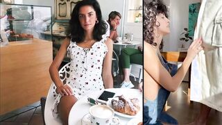 Pompino Milf italiana sborrata sulle tette