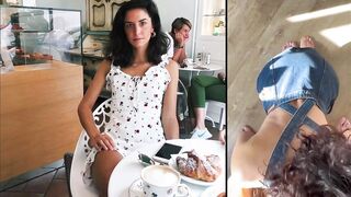 Pompino Milf italiana sborrata sulle tette