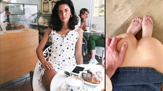 Pompino Milf italiana sborrata sulle tette