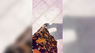 Malena passeggiando per la sua bella Puglia