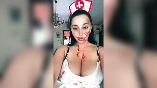 Infermiera italiana tettona hot halloween