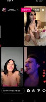 Bibi Santi e Debora obbligo o verità in live IG