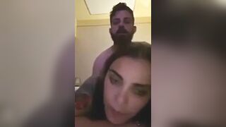 Scopata a pecora con la faccia in primo piano