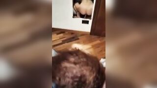 Pompino fidanzata italiana con dildo in fica allo specchio