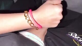 Bocchino in auto fidanzata italiana Pov