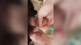 Mi monto il latte fresco per colazione